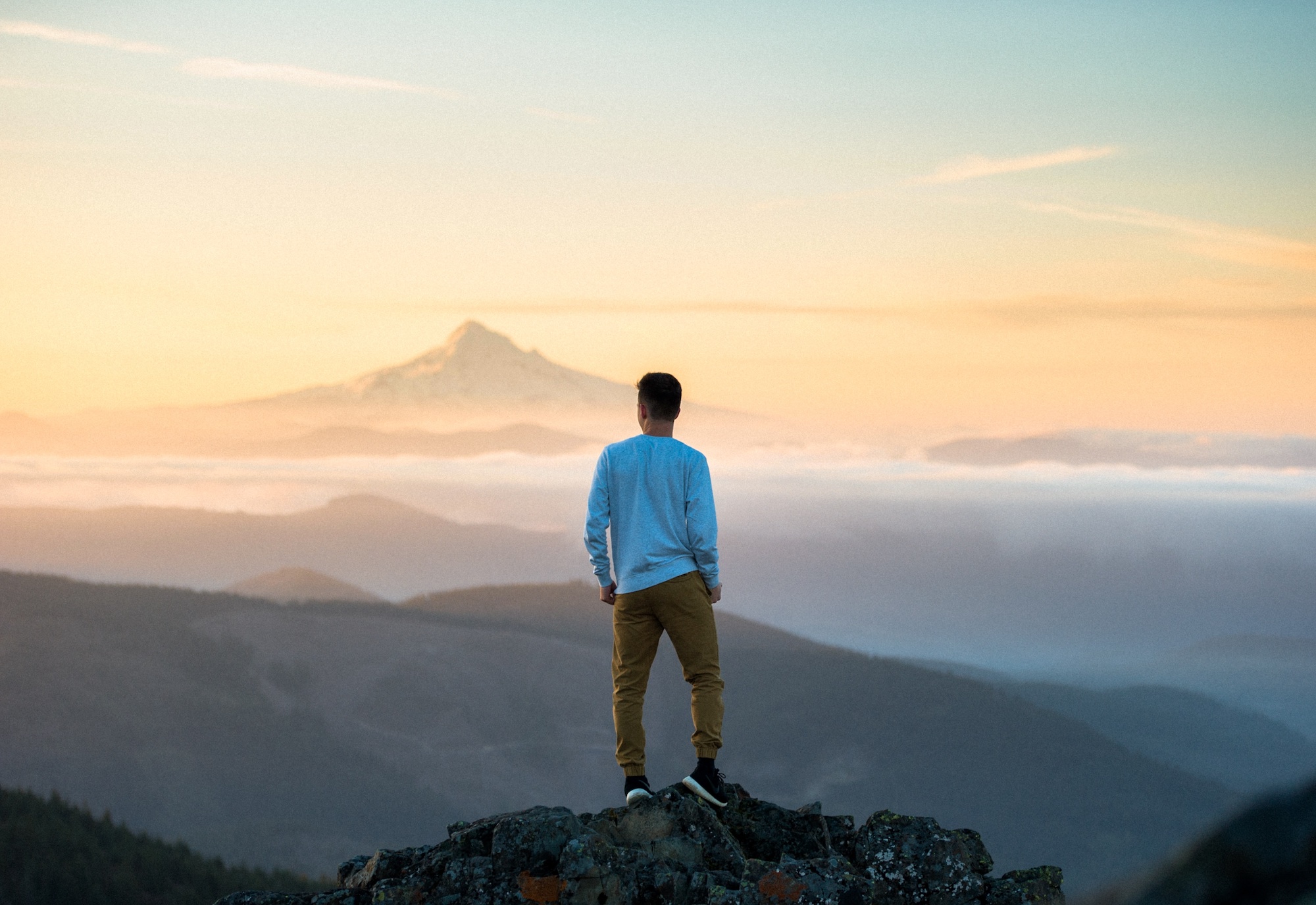 person hiking